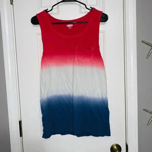 🧾 Red White & Blue Tank